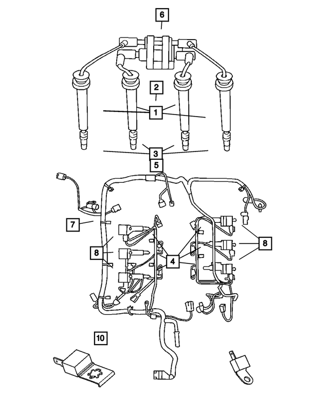 4795269AD - Electrical: Engine Wiring for Mopar Image