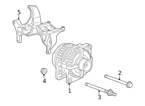 Alternator/Generator & Related Components for 2008 Chrysler Aspen #0