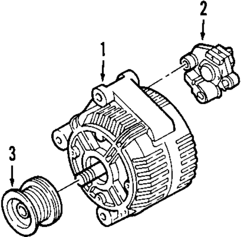 Alternator for 2010 Volvo C30 #0