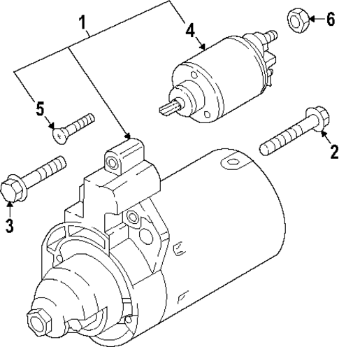Starter for 2025 Audi Q7 #0