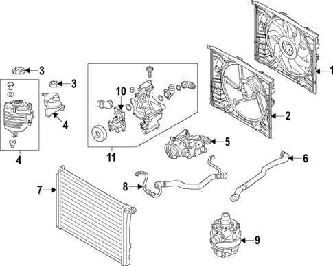 Cooling System for 2022 BMW 430i Gran Coupe #0
