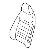 52109176142 - : 2009-2016 BMW Z4 - Seat Back Pad for BMW: Z4 Image