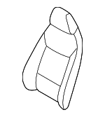 52107213911 - Body: Seat Back Cover for BMW Image