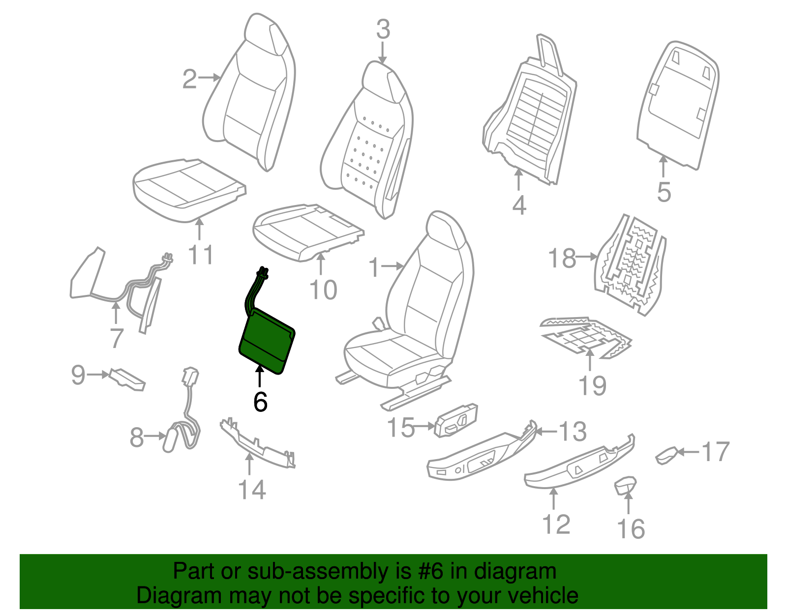 Lumbar Support - BMW (52-10-7-213-761)