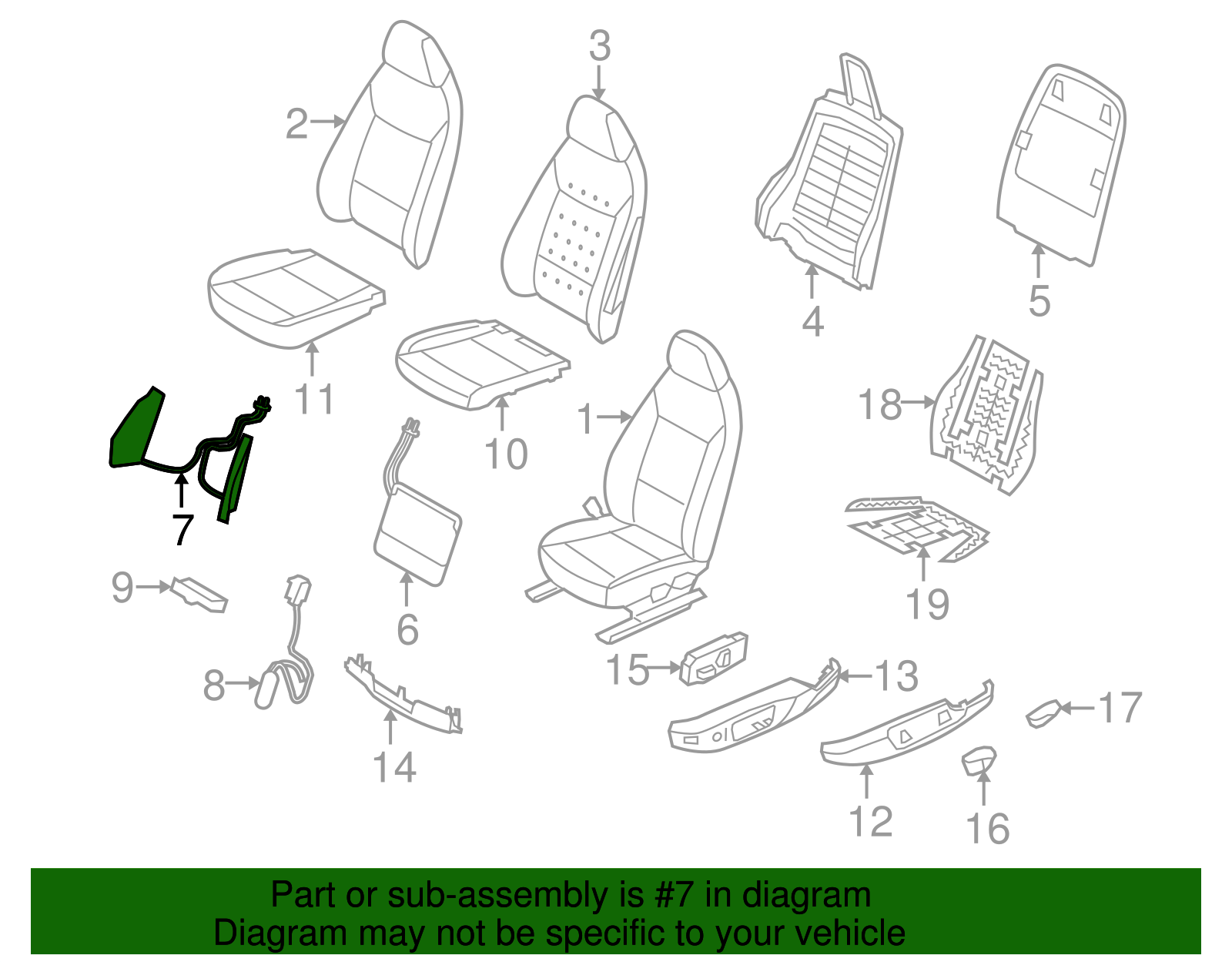 Lumbar Support - BMW (52-10-7-213-760)
