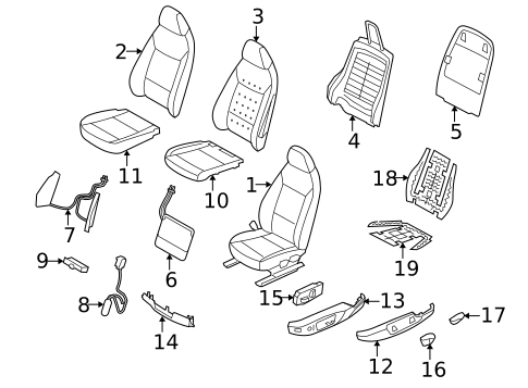 Seat Components for 2014 BMW Z4 #1