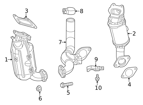 Exhaust Manifold for 2018 Dodge Challenger #1