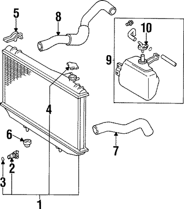 9048040012 - : Radiator Insulator for Toyota Image
