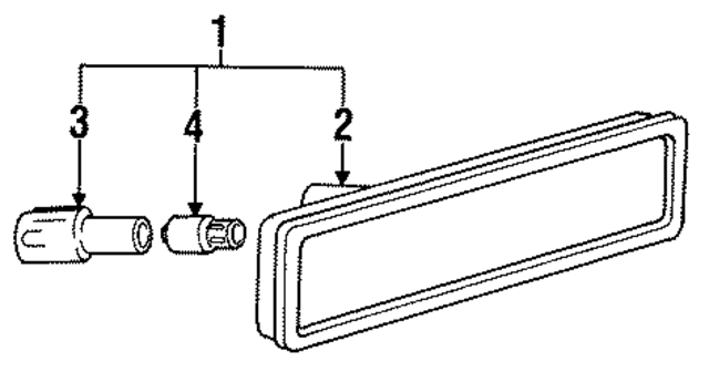 63141380561 - Electrical: Marker Lamp for BMW Image