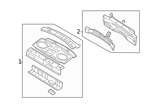 Rear Body for 2012 Ford Fusion #0