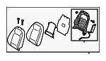 88A40AA080S8W - Body: Seat Back Assembly for Hyundai Image