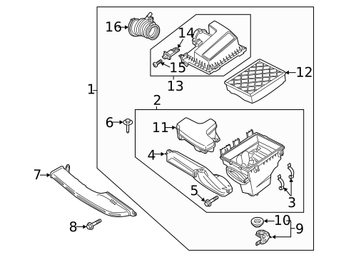Air Intake for 2018 Ford Fusion #0