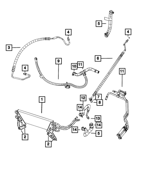 Power Steering Hoses for 2026 Ram 3500 #0