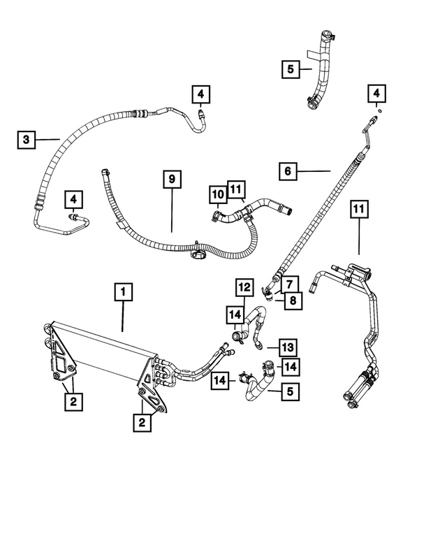 68025417AA - Steering: Hex Head Bolt And Coned Washer for Mopar Image