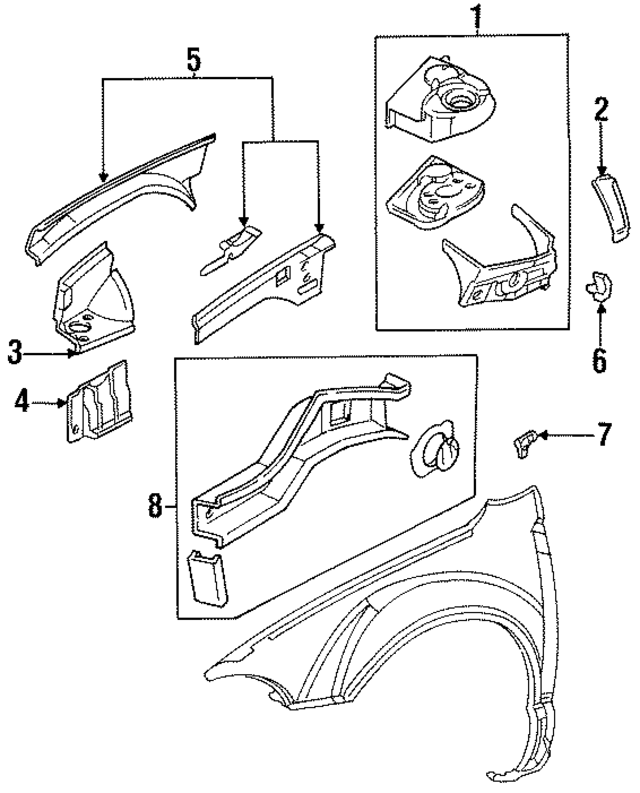 4696232AD - Body: Apron Assembly for Mopar Image