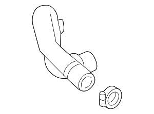 99110664801 - Cooling System: Radiator Coolant Hose for Porsche Image
