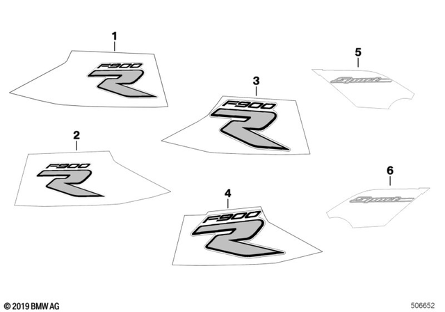 51149443896 - : Decor Radiator Cowl Right - Silver for BMW-Motorrad Image