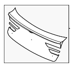 87380T6EA0 - Body: Finish Molding for Hyundai Image