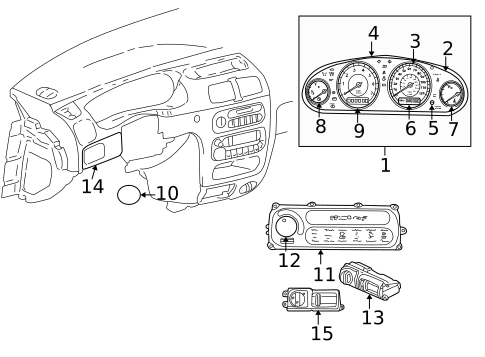Controls for 1999 Chrysler 300M #0