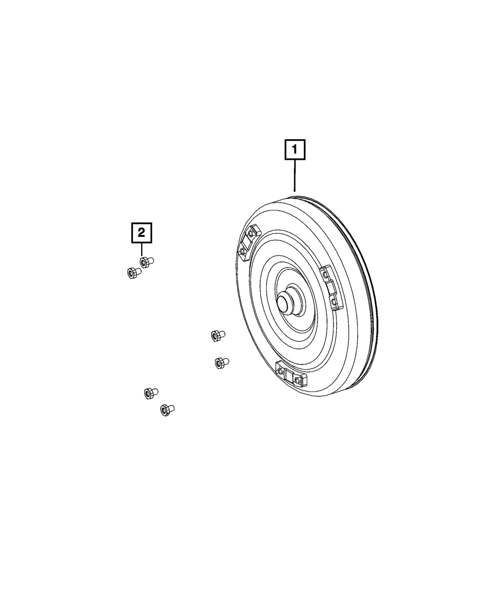 Torque Converter - Mopar (68668255AA)