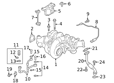 Exhaust Components for 2018 Nissan TITAN XD #1