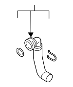 8V0121036 - Cooling System: Lower Hose for Audi: RS3, TT RS Quattro Image