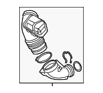 13718601682 - Engine: Air Duct for BMW: 340i, 340i GT xDrive, 340i xDrive, 440i, 440i Gran Coupe, 440i xDrive, 440i xDrive Gran Coupe, M240i, M240i xDrive Image