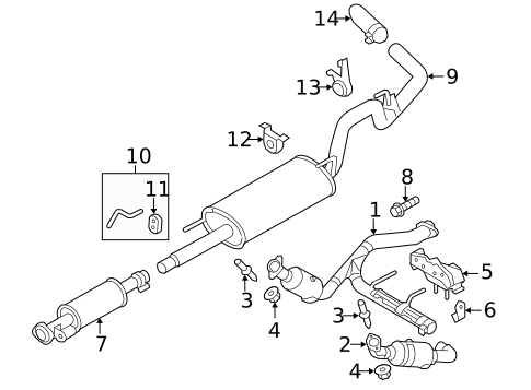Exhaust Components for 2014 Ford F-150 #0