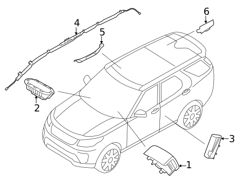 Air Bag Components for 2023 Land Rover Discovery #0