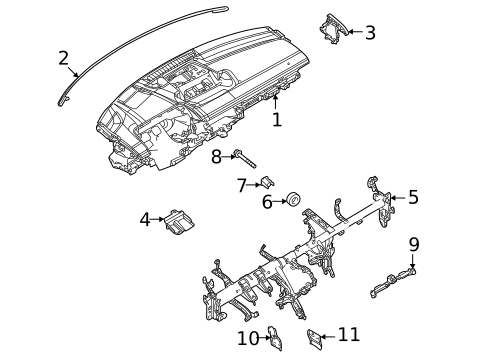 Instrument Panel for 2023 Mazda MX-30 EV #1