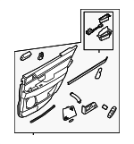 833013F2430QAS - Body: Door Trim Panel for Kia: Amanti Image
