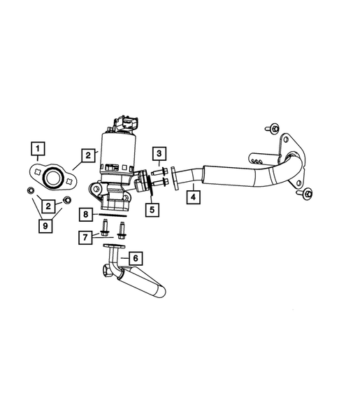 EGR System for 2010 Dodge Journey #1