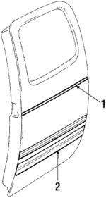 4205721 - Body: Molding for Dodge: D100, D150, D250, D350, W100, W150, W250, W350 Image