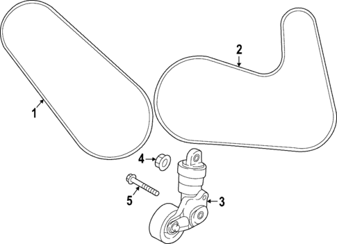 Belts & Pulleys for 2024 Mazda CX-50 #0