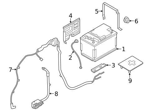 Battery for 2020 Porsche Cayenne #4