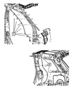 68243621AA - Body Sheet Metal Except Doors: Sunroof Drain Hose, Left for Dodge: Durango | Jeep: Grand Cherokee Image