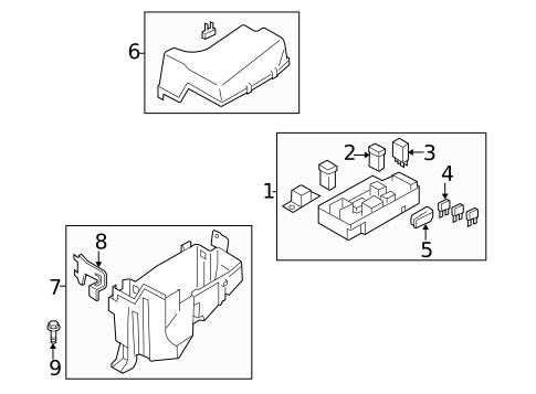 Horn for 2007 Subaru Impreza #1