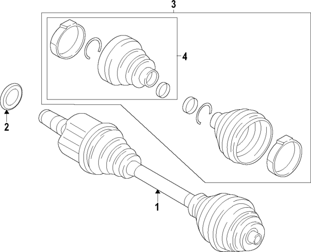 23118651159 - Front Drive Axle: Axle Seals for Mini Image