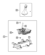 6503992 - Transfer Case and Power Transfer Unit: Hex Head Screw And Washer for Chrysler: Town &amp; Country, Voyager | Dodge: Caravan, Grand Caravan, Viper | Jeep: Gladiator, Grand Cherokee, Wrangler | SRT: Viper Image