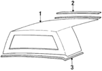 T971HX9 - Body: Roof Cover for Mopar Image
