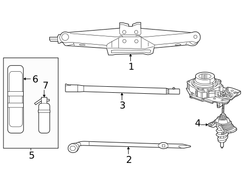 Jack & Components for 2022 Jeep Grand Cherokee L #0