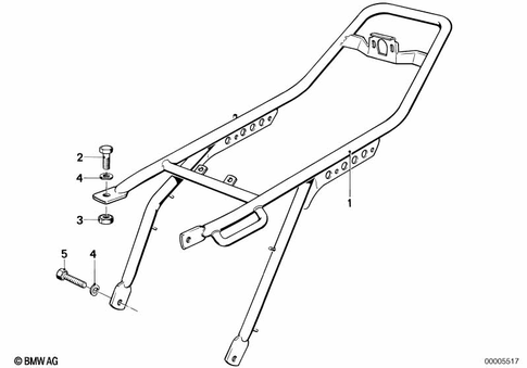 Motorcycle Frame for 1984 BMW-Motorrad R 80 ST #0
