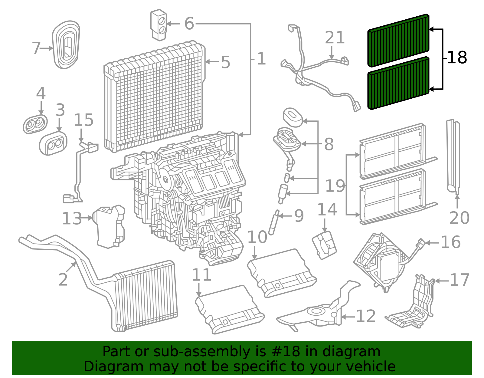 2023-2024 Subaru Solterra Cabin Air Filter 8713942050 | Subaru
