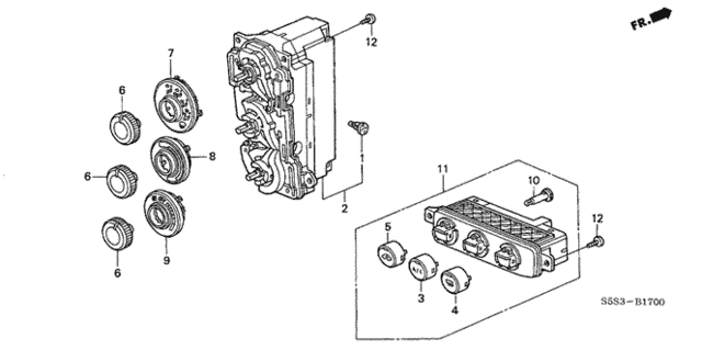 Heater Control for 2003 Honda Civic #0
