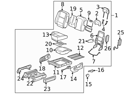 Power Seats for 2007 Chevrolet Uplander #0