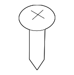 7147146367 - Body: Bumper Cover Screw for Mini Image