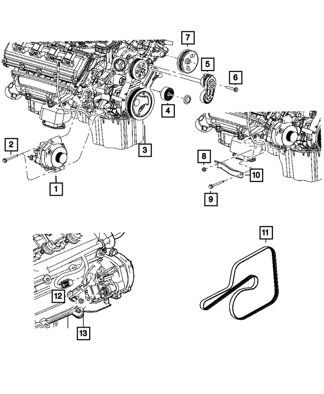 R4896803AC - Electrical: Engine Generator, Remanufactured for Mopar Image image