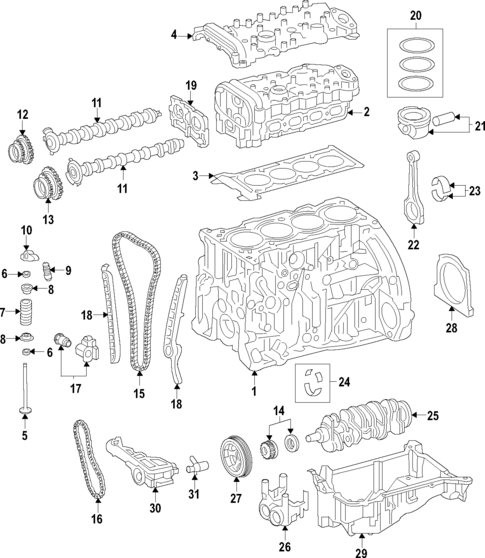 Engine for 2017 INFINITI Q50 #0
