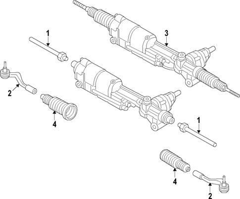 Steering Gear & Linkage for 2017 Audi A4 allroad #1