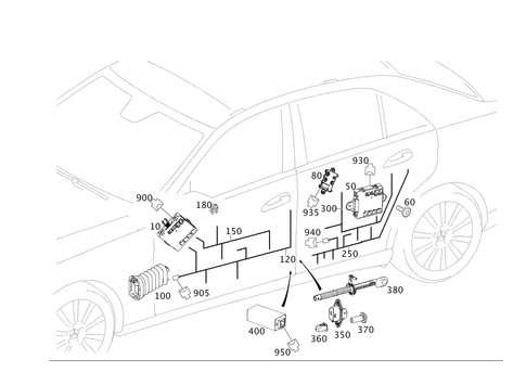 Door Wiring Harness and Door Control Unit for 2015 Mercedes-Benz E63 AMG #0